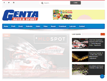 Tablet Screenshot of gentaautosport.com